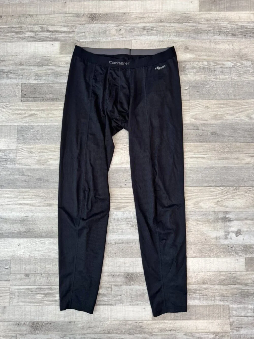 Carhartt Force Black Base Layer Pants Men's XL Tall R16